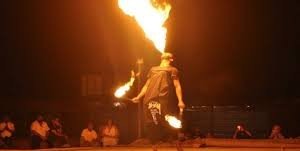 Fire Show Desert Safari Dubai